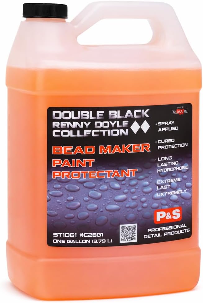 P&S Bead Maker Paint Sealant – Easy Spray & Wipe Protectant for Cars, Boats & RVs – Hydrophobic Gloss & UV Protection – Safe for All Surfaces - 1 Gallon