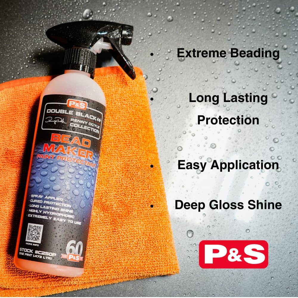 P&S Bead Maker Paint Sealant – Easy Spray & Wipe Protectant for Cars, Boats & RVs – Hydrophobic Gloss & UV Protection – Safe for All Surfaces - 1 Gallon - Image 2