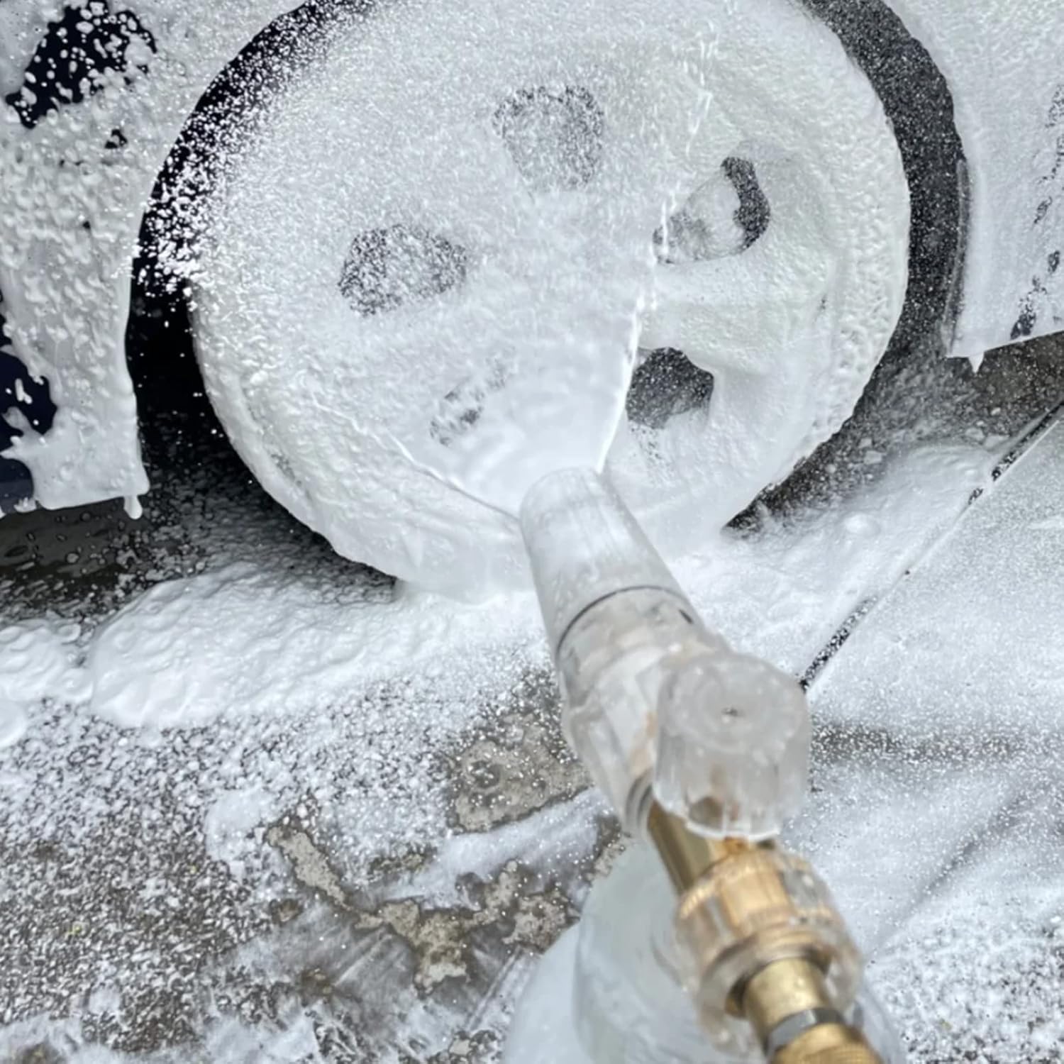 Raincovo Foam Cannon for Pressure Washer, Snow Clear Foam Cannon for Car Wash, Stainless Steel Filter, Adjustable Nozzle with M22 and 1/4 Inch Quick Connect, Additional 1.1 mm Orifice Nozzle - Image 7